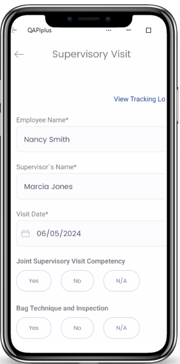 Joint Supervisory Visit Phone View